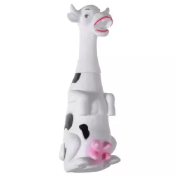 Piszcząca winylowa zabawka w kształcie krowy dla psa - 8719138032310