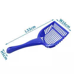 Plastikowa łopatka z sitkiem do żwirku rozmiar M wymiary 33*16*5cm - 8719138020652