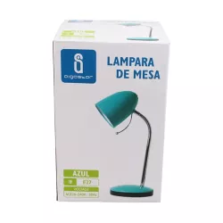 Lampa biurkowa bez źródła światła Niebieska E27 - 8433325182243