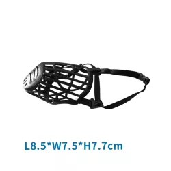 Kaganiec S 8.5x7.5x7.7m lekki mały czarny plastikowy koszyk z paskiem - 8719138194964