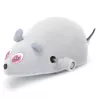 Mysz dla kota nakręcana urocza i interaktywna zabawka szara 7x5cm - 8719138049110