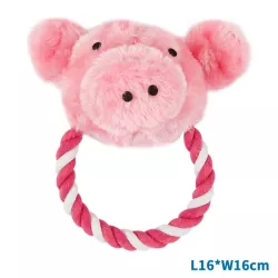 Pluszowa zabawka w kształcie świnki - 8719138019441