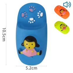 Piszcząca zabawka w kształcie pantofelka dla psa - 8719138032549