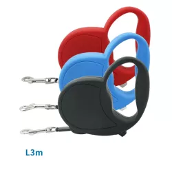 Automatycznie zwijana smycz dla psa rozmiar L 3m do 30kg masy pupila - 8719138020065
