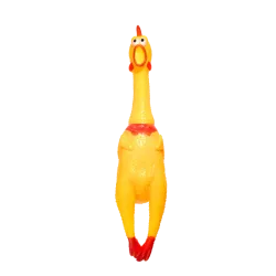 Piszcząca zabawka dla psa w kształcie kurczaka - 8719138196333