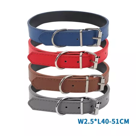 Dwukolorowy kołnierz PU - 8719138036028