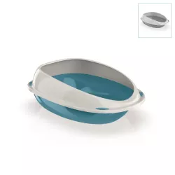 Kuweta dla kota z ramką ochronną na żwirek wymiary 45*36*15.5cm - 8719138138074