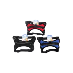 Wygodne odblaskowe szelki dla psa rozmiar S 44-55 cm z klamrą - 8719138035694