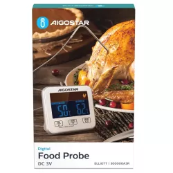 Cyfrowy termometr kuchenny z sondą - 8433325256227