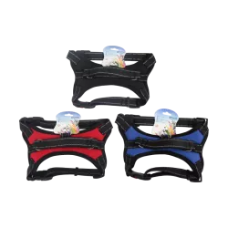 Wygodne odblaskowe szelki dla psa rozmiar M 53-66 cm z klamrą - 8719138035700