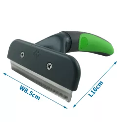 Mała golarka dla zwierząt stalowy grzebień usuwa luźną sierść 8.5*16cm - 8719138001446