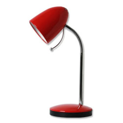 Lampa biurkowa bez źródła światła Czerwona E27 - 8433325182250