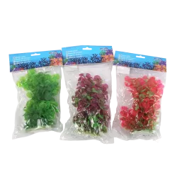 Sztuczna roślina do akwarium 20cm ozdobny miękki krzaczek do dekoracji - 8719138033218