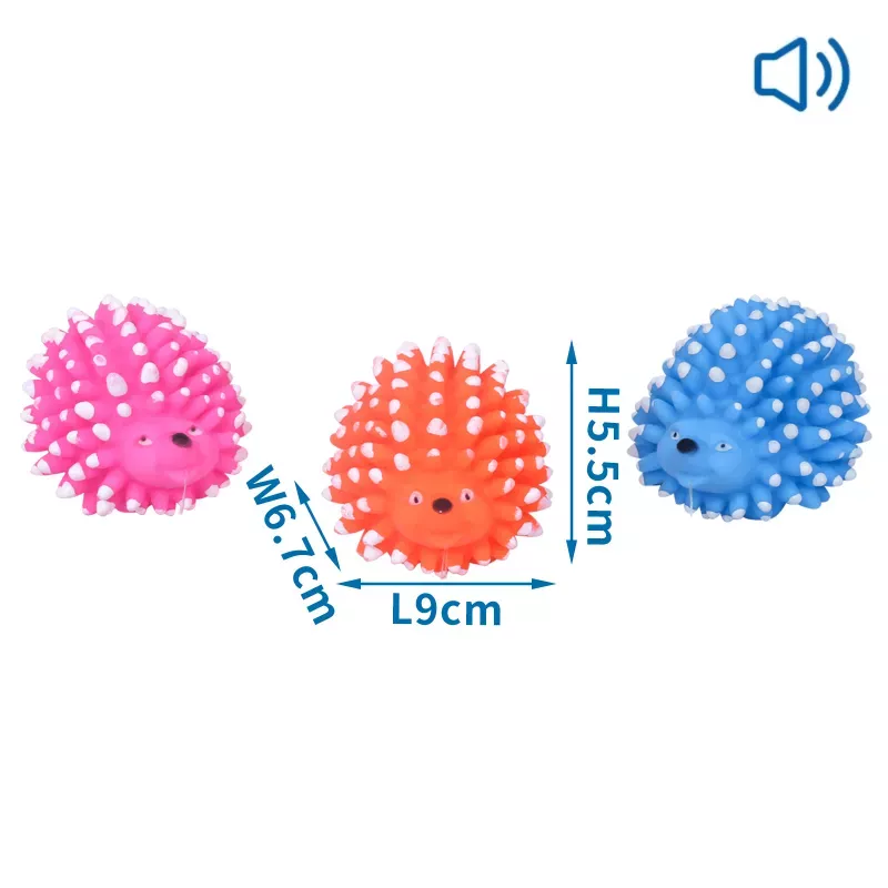 Piszcząca zabawka w kształcie jeża dla psa - 8719138037100