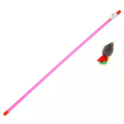 Patyk do zabawy z kotem wykonany z futra - 8719138049318