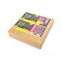 Świecąca kula 30 cm ażurowa druciana dekoracja świąteczna biała ciepła - 8433325341152