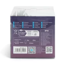 Niskonapięciowa płaska taśma świetlna fajerwerkowa, Zimna biel, - 8433325381905