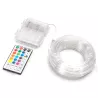 Wężyk świetlny 10m multikolor 100led Φ5 RGB na baterie z pilotem 32key - 8433325340179