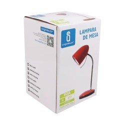 Lampa biurkowa bez źródła światła Czerwona E27 - 8433325182250