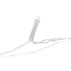 Płaska taśma świetlna sople przepływ na 3 baterie AA, Ciepła - 8433325298067