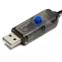 Lampka ścienna USB w formie pnącza, 3m+2,3m, chłodna biel - 8433325367916