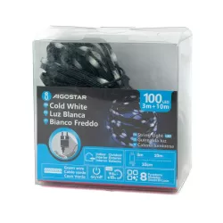 Niskonapięciowa taśma świetlna PVC i miedź, Zimna biel, 10 m - 8433325381370