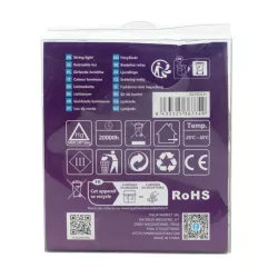 Płaskie lampki sznurkowe na 4 baterie AA, chłodna biel, 0,3 m + 30 m - 8433325367749