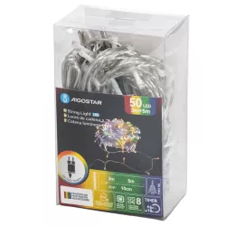 Niskonapięciowa płaska taśma świetlna RGBY, 5m - 8433325382452