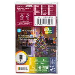 Niskonapięciowa płaska taśma świetlna RGBY, 5m - 8433325382452