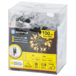 Niskonapięciowa taśma świetlna w kształcie płatków śniegu i - 8433325381189