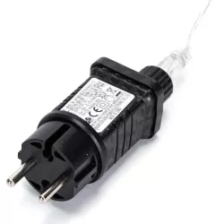 Siatka 100 led 1.5x1.5m ciepła kurtyna zewnętrzna niskonapięciowa - 8433325381554