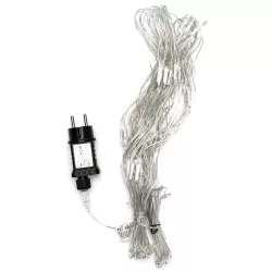 Siatka 100 led 1.5x1.5m kolorowa kurtyna zewnętrzna niskonapięciowa - 8433325381400