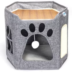 Składany drapak z deską dla kota - 8719138205158