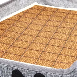 Drapak dla kota z deską na dachu składany domek z legowiskiem zabawką - 8719138205158