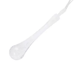 Taśma świetlna krople deszczu na 3 baterie AA, Ciepła biel, 2,5m - 8433325298593