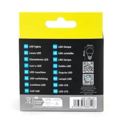 Żarówka LED 12W 4000K 1170lm biała neutralna kulka G45 E27 opak. 2szt - 8433325388126