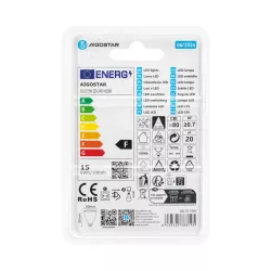 Żarówka 15W GU-10 1180lm biała zimna fi50x80mm kąt rozproszenia 100° - 8433325388195