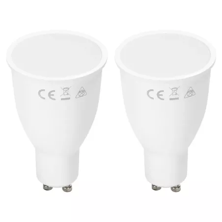 Żarówka 15W GU-10 1180lm biała neutralna fi50x80mm kąt 100° opak. 2szt - 8433325388249