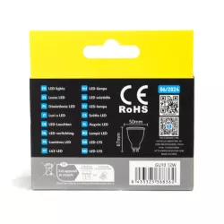 Żarówka 12W GU-10 915lm biała neutralna fi50x80mm kąt 100° opak. 2szt. - 8433325388362