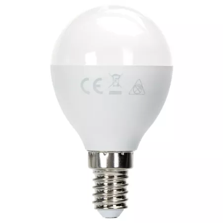 Żarówka LED 11W 4000K 1060lm biała mała neutralna kulka G45 gwint E14 - 8433325387709