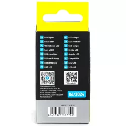 Żarówka LED 11W 4000K 1060lm biała mała neutralna kulka G45 gwint E14 - 8433325387709