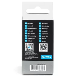 Żarówka LED 11W/230V 6500K 1060lm mała biała zimna kulka G45 gwint E27 - 8433325387785