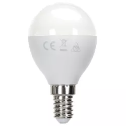 Żarówka LED 11W 6500K 1060lm biała kulka G45 E14 2szt białe zimne - 8433325387846