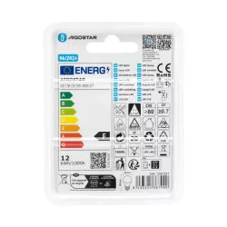 Żarówka LED 12W 4000K 1170lm biała mała neutralna kulka G45 gwint E27 - 8433325387990