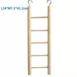 Drabinka huśtawka zabawka dla ptaków 24x7.5x1.2cm do powieszania - 8719138224616