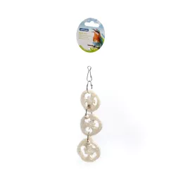 Jadalna huśtawka Luffa zabawka dla ptaków 6x3.2x24cm do powieszania - 8719138224593