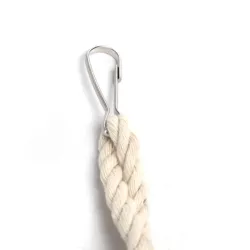 Gryzak dla papug 33x3cm drewniana zabawka dla ptaków ze sznurkiem - 8719138224555