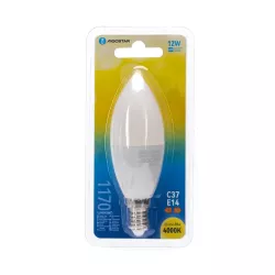 Żarówka LED 12W/230V 4000K 1170lm biała neutralna świecowa C37 E14 - 8433325387457