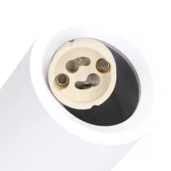 Poczwórny biały reflektor sufitowy z regulacją kąta GU-10 metalowy - 8433325343484