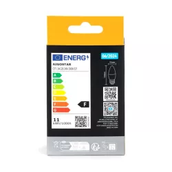 Żarówka LED 11W 3000K 1060lm białe ciepłe świecowe C37 E14 opak. 2szt - 8433325387389